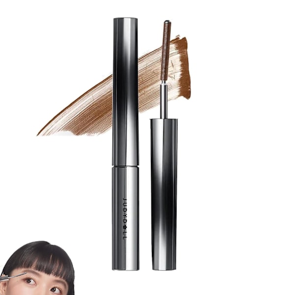 Judydoll Curling Lron Mascara - Vandtæt, Ekstra Langtidsholdbar, Ingen Drys eller Klumper, Lange Vipper (Buede Brun) Curling Brown