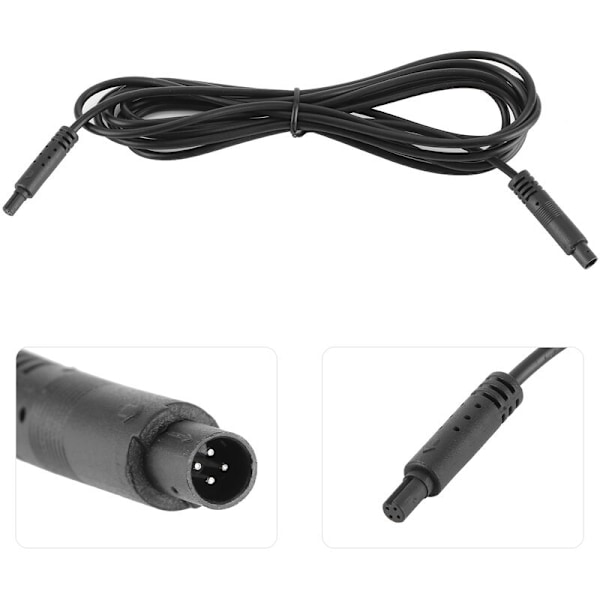 2,5 m 4-pin bilkamera forlengelseskabel ryggekamera kabel for 12V 24V lastebil RV tilhenger