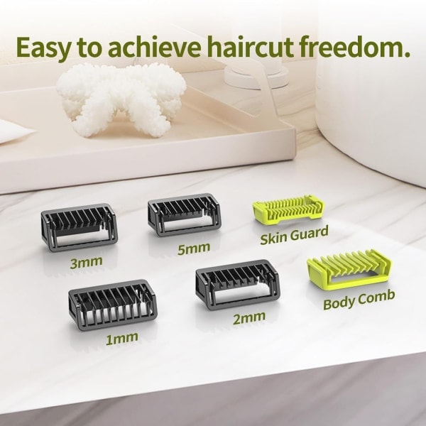Philips OneBlade Erstatningsblader 8-pakning for stubbtrimming【HY】