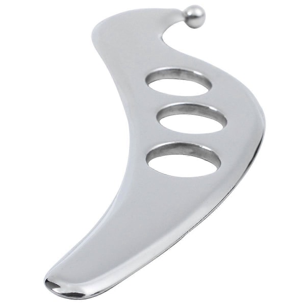 Gua Sha-skrapa i rostfritt stål, massageverktyg för fysioterapi, lös muskel Meridian Massage Machine SPA Board Tool