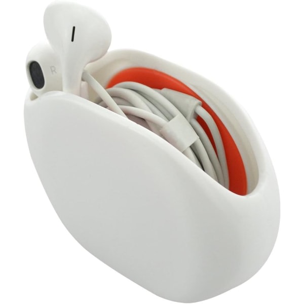 In-Ear Headset Smart Förvaringsbox/Hörlurskabelorganisatör/Hörlursfodral/Hörlurskabelupprullare/Sladdtrasselfri bärbar hanterare/W