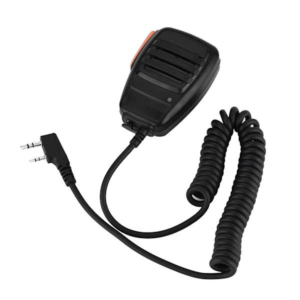 2-stifts handhållen walkie-talkie-högtalarmikrofon för Kenwood/Quansheng/Baofeng UV5R/888S