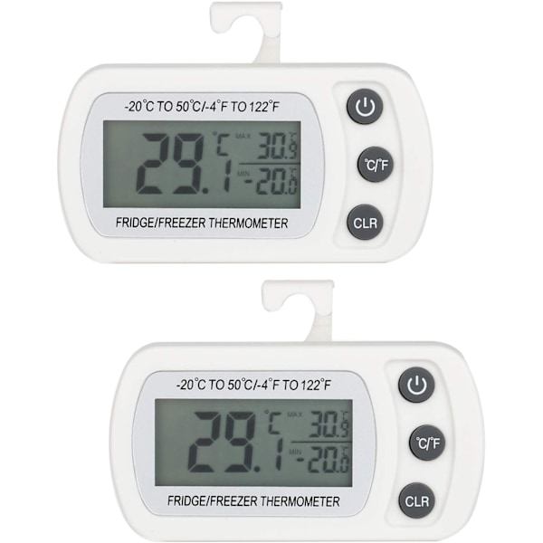 PCS Digital Fridge Freezer Thermometer Temperature -20 to