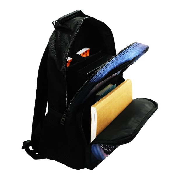 Kaxidy 3D Hest Trykk Ryggsekk Unisex Skole Ryggsekk