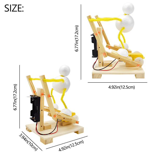 Fitness Robotsett Vitenskapsleker for Gutter STEM Robot