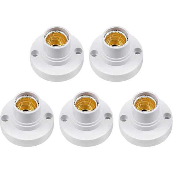 pcs E14 lamp holder, e14 Edison screw bulb holder, plastic ceiling lamp socket Crday gift