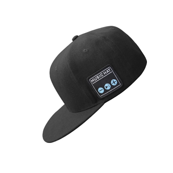 Hat med Bluetooth-højttaler Justerbar Musikhat Bluetooth-kasket Navy Blue