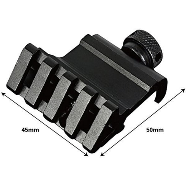 45 Graders Offset Taktisk Rail Mount 20mm Picatinny Weaver Rail A
