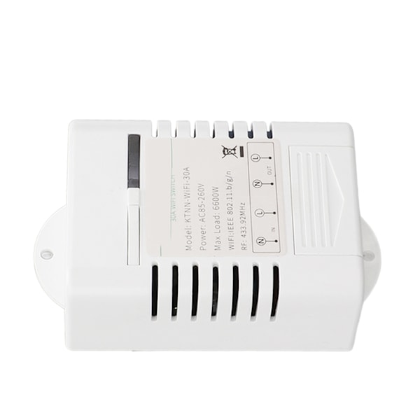 Smart bryter Realtidsfeedback Röststyrning Intelligent Timing WiFi-brytare AC 85V till 260V