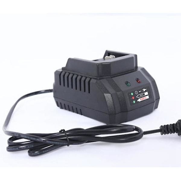 Oplader kompatibel med Makita Lithium 18v 21v batteri Anvend strøm EU stik sort ingen