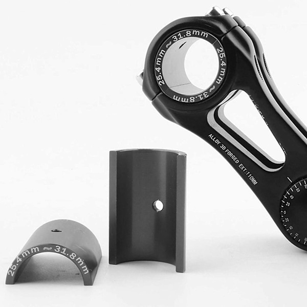2x Cykelstyr Shim Spacer Frempind Reducer Størrelsesreducerende Bøsning Sleeve 25.4mm til 31.8mm Bar Bo
