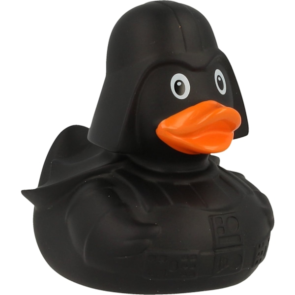 Del HAPPINESS – badeand til børn og voksne – pivende and – sort stjerne and