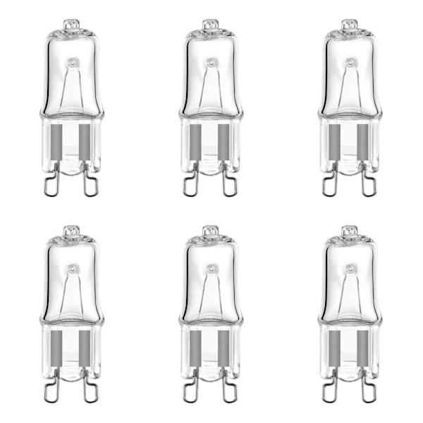 Halogen G9 40W dæmpbare pærer, 2-benet base, 10-pak{yh}
