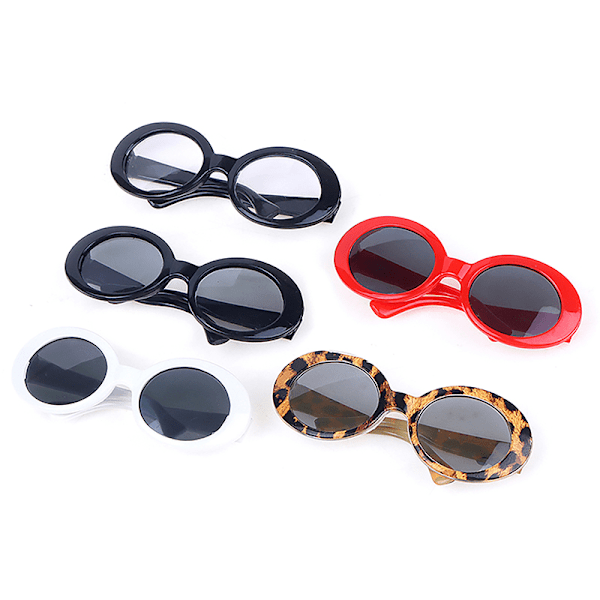 Nukke Cool Lasit Lemmikkieläinten Aurinkolasit 20CM EXO Nuket Lasit Puku Red