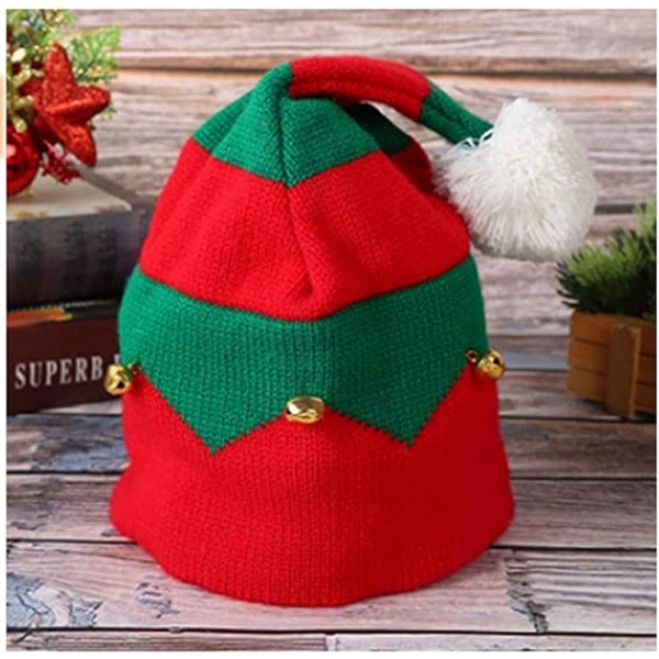 Christmas Elf Stickad Hat, Xmas Baby Beanie Stickad Hat för barn fd92 |  Fyndiq
