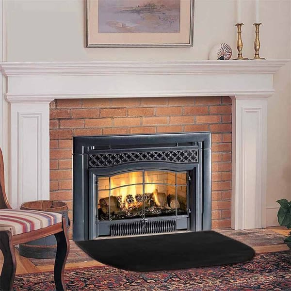 Fireplace mat for fireplace mat protection flame retardant fiberglass insulation blanket fireplace fire blanket 19.7*39.4in/50*100cm