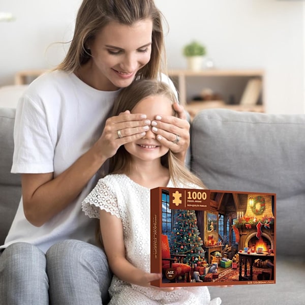 Uusi tyyli Adventtipalapeli 1000 osaa Joulukalenteripalapeli Countdown-kalenteri Countdown-laatikko Palapeli aikuisille lapsille A