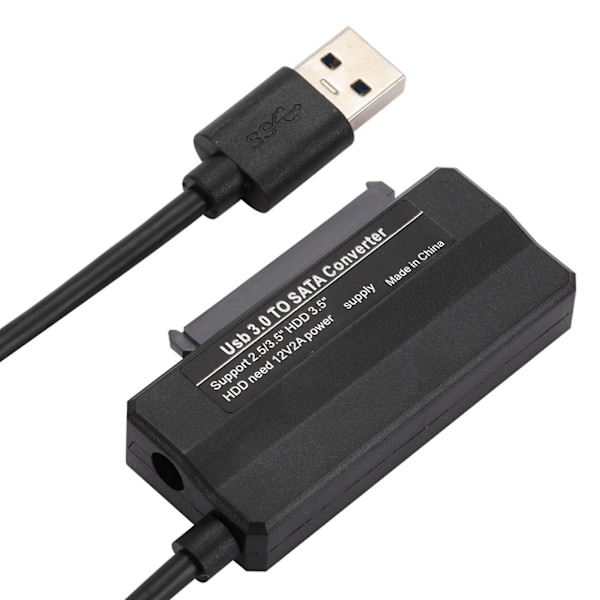 Sata til Usb3.0 adapterkabel 5gbps høyhastighetsoverføring for 2