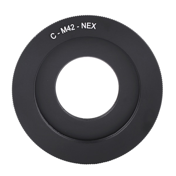 M42-C-NEX Svart Aluminiumlegering Objektivadapterring för M42/C-fäste Kamerobjektiv för Sony NEX-kameror