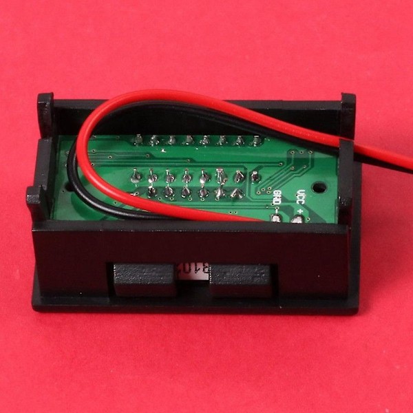 2x 12V blybatteri kapasitetsindikator ladestatus LED-tester blå voltmeter