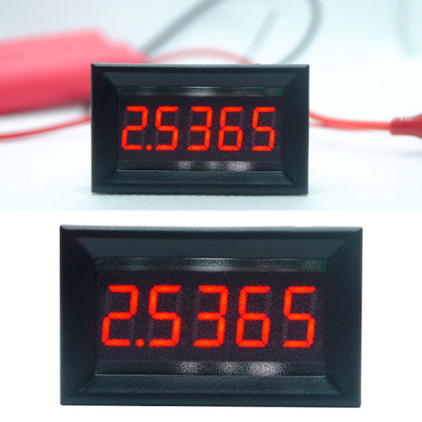 5-cifret digitalt amperemeter til måling af strøm for DC 0-5.0000mA (5mA) 0.36\" LED-displaypanel til bil, solcelle og batteri