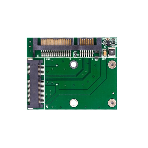 Højhastigheds MSATA til 22PIN SATA Adapterkort Forbinder Effektivt Stabil og Højhastighedstransmission Uden Forsinkelse - Perfekt Green