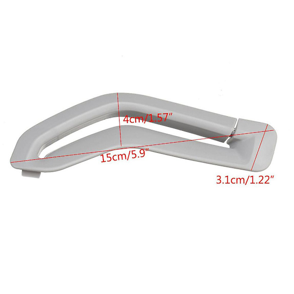 For Volvo S60 S80 V70 Xc90 Venstre Setebelte Tilbaketrekker Guide Ring Beltevelger Port Setebelte Trim Co