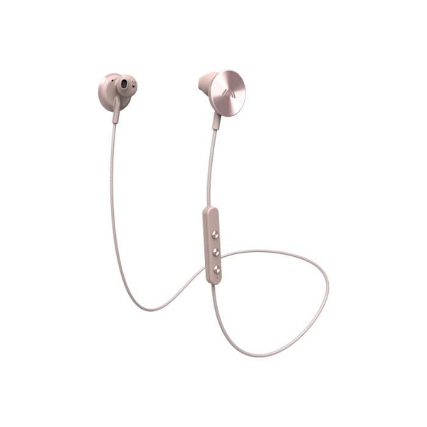 Høretelefoner - i.am+ - BUTTONS - Trådløse - Bluetooth - Lyserød/Lyserød - Øreprop rosa/rosa