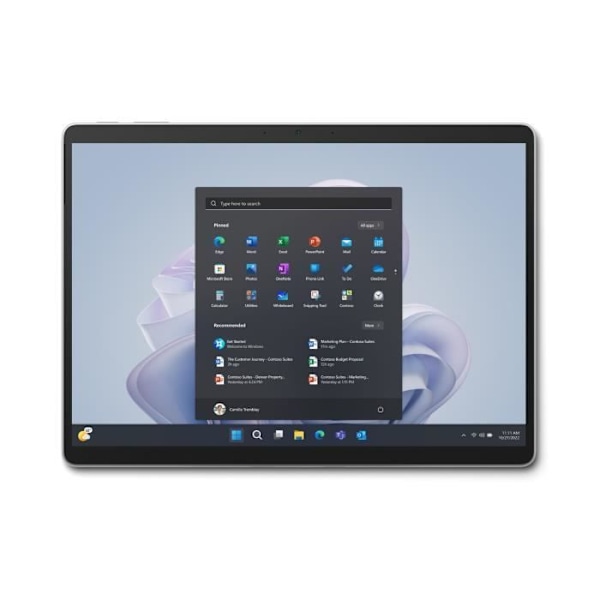 Microsoft Surface Pro 9 liiketoimintaan - Tabletti - Intel Core i5 1245U / 1.6 GHz - Evo - Win 11 Pro - Iris Xe Graphics - 8 Gt RAM - 5' Platina