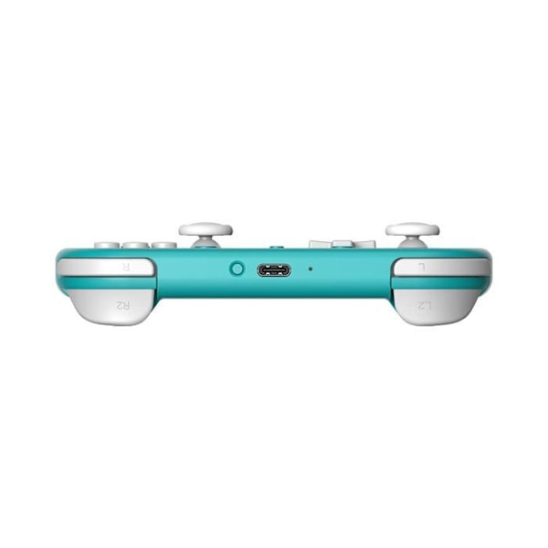 Spel, tillbehör och konsoler Retrogaming-8BitDo Lite 2 Turquoise Bluetooth Controller för Nintendo Switch, Raspberry, Android och Wind