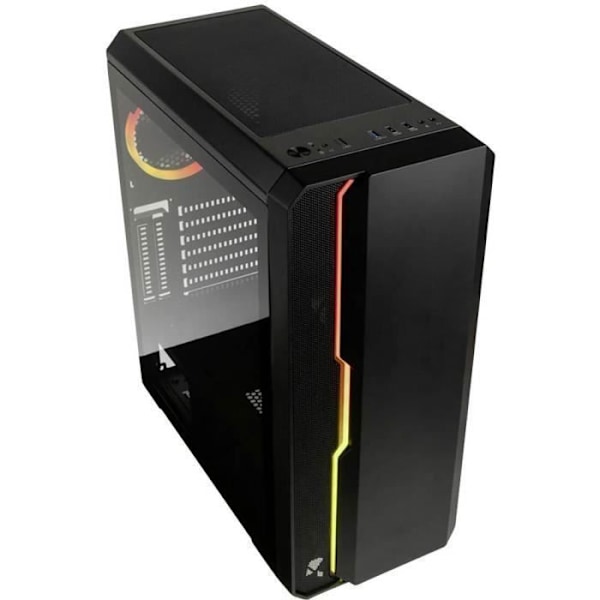 Kolink Balance ARGB svart spelfodral - Midi tower - 120 mm fläkt - E-ATX