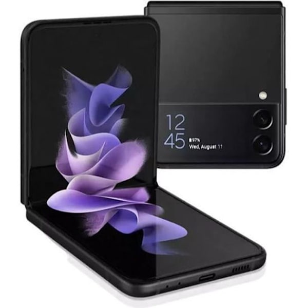 TELEFON, Smartphone, GSM/GPRS/EDGE/UMTS/HSDPA, Samsung, Samsung Galaxy Z Flip3 5g Sort 128GB NyhedSamsung Galaxy Z Flip3 5G Sort