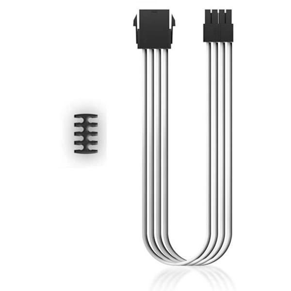 DEEPCOOL EC300-CPU8P-WH - Sisäinen kaapelin virtalaajennus - 8-nastainen jatkojohto (4 + 2) CPU