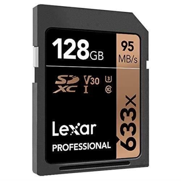 Lexar Professional 633x 128GB SDXC UHS-I-kort