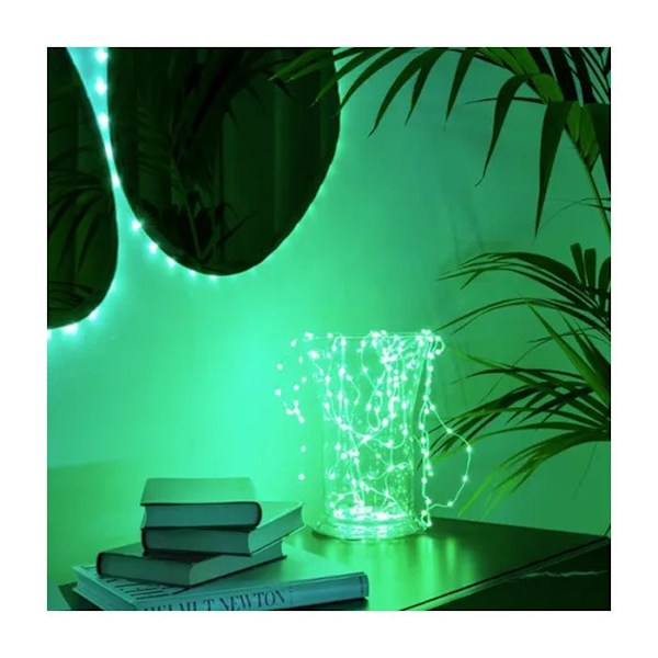 Twinkly Dots - Liikkuva LED-valoköynnös 60 RGB LEDiä, 3 metriä. Läpinäkyvä johto.