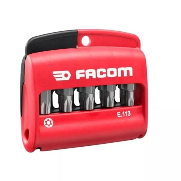 Bitssats - FACOM - E.113PB - 10 st Resistorx-bits - 25 mm - Stål