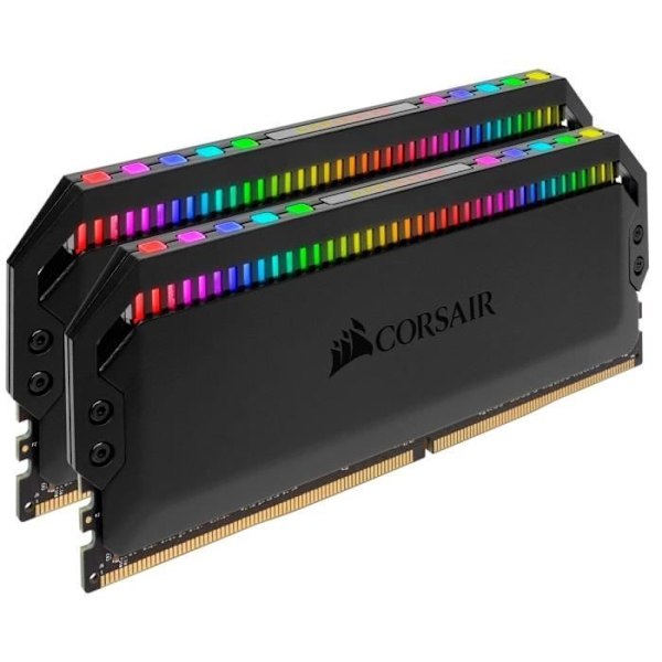CORSAIR PC-hukommelse DOMINATOR PLATINUM RGB 16 GB (2 x 8 GB) DDR4 DRAM 3200MHz C16 Memory Kit (CMT16GX4M2C3200C16)