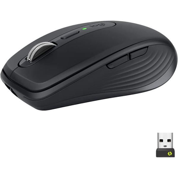 Logitech MX Anywhere 3 for Business - Kompakti hiiri - Langaton, nopea vieritys, seuranta kaikilla pinnoilla, ladattava,
