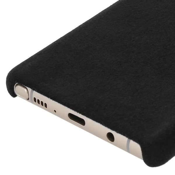 Samsung Alcantara Cover til Note8 - Sort Svart