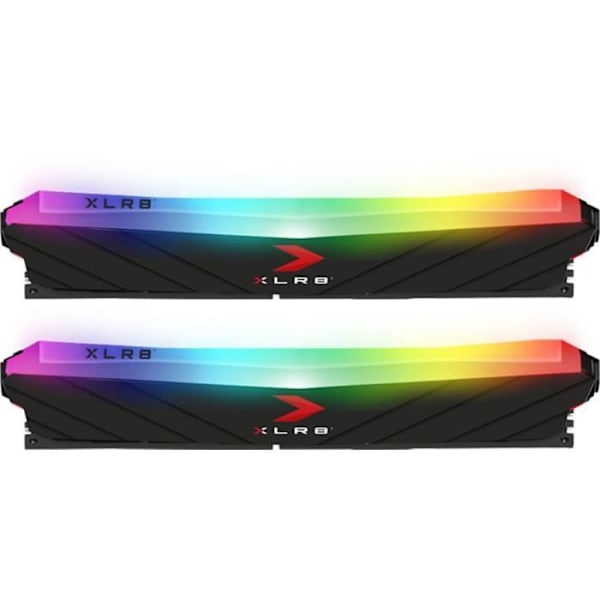 RAM-hukommelse - PNY - XLR8 Gaming EPIC-X RGB DIMM DDR4 3200MHz 2X16GB - (MD32GK2D4320016XRGB)