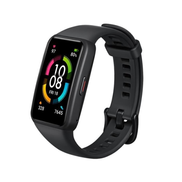 Honor Band 6 Black Smartwatch AMOLED 1,47” Blood Oxygen Heart Rate Monitoring Support Svenska