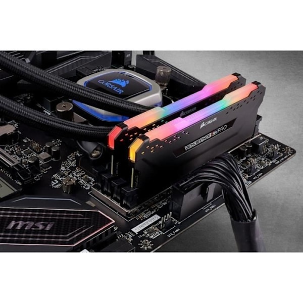 RAM-hukommelse - CORSAIR - CMH32GX4M2Z3600C18 - VENGEANCE RGB PRO SL - DDR4 - 32Go 2x16Go - 3600MHz - DIMM - CL 18 - 1.35V