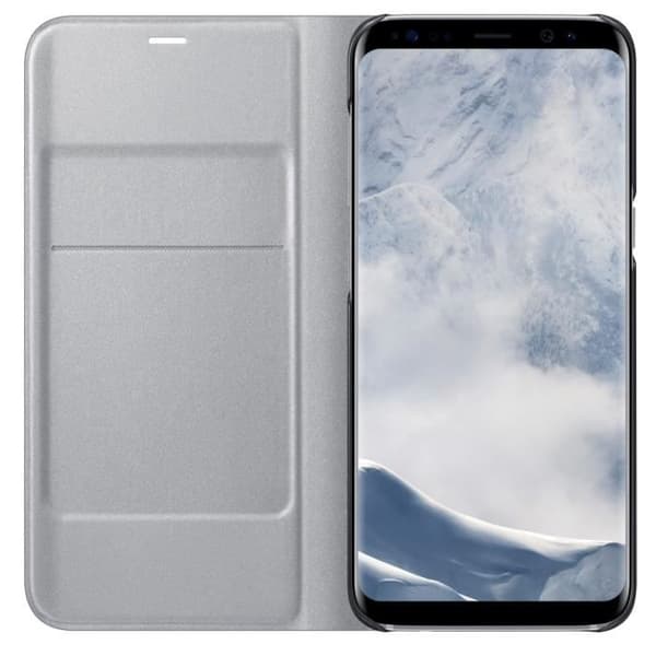 Samsung LED View cover S8+ Silver Pengar