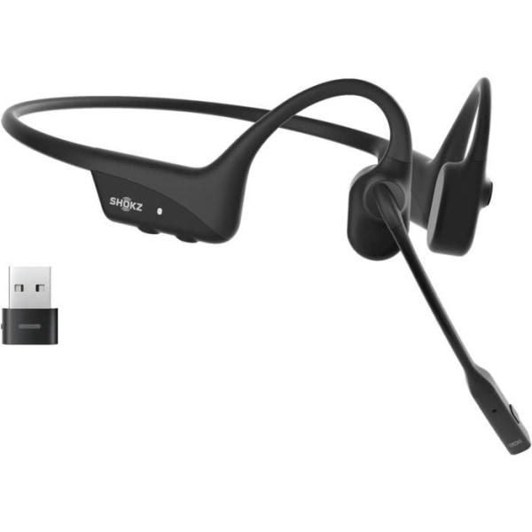SHOKZ OpenComm 2 UC trådlöst Bluetooth-headset - USB A