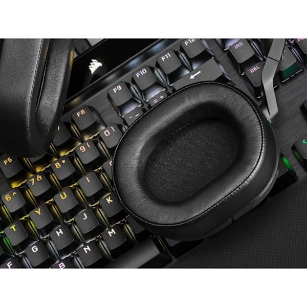 CORSAIR HS55 Carbon Surround Gaming Headset Omnidirectional mikrofoni Svart