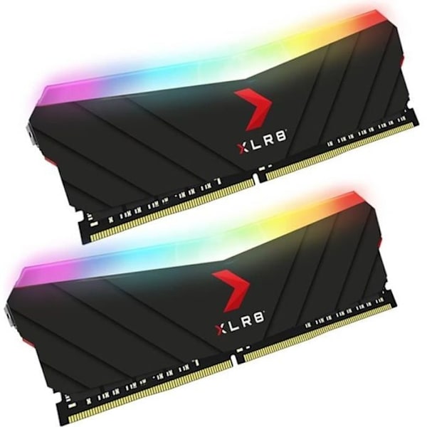 RAM-hukommelse - PNY - XLR8 Gaming EPIC-X RGB DIMM DDR4 3200MHz 2X16GB - (MD32GK2D4320016XRGB)