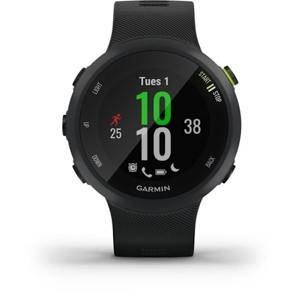 GARMIN Forerunner 45 - Løbeur med support for Garmin Coach træningsprogrammer - Sort - Large