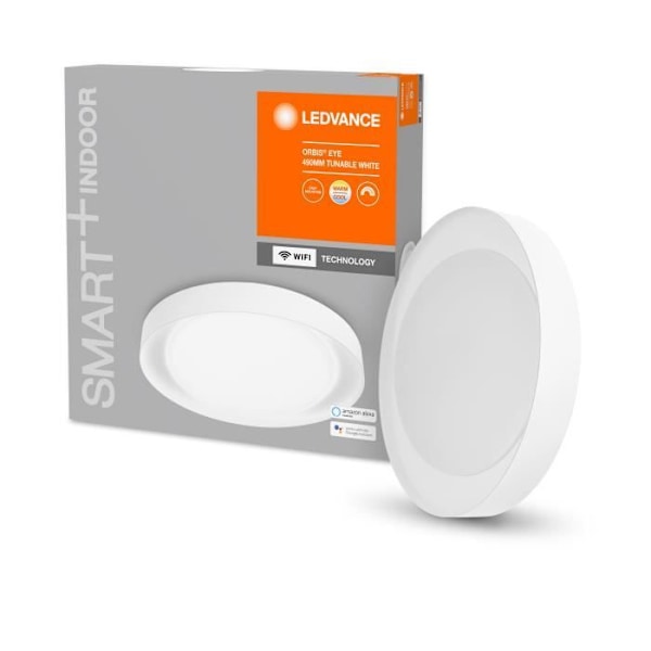LEDVANCE LED-kattovalot, säädettävä väri- lämpötila, WiFi, SMART+ TUNABLE WHITE / 32 W