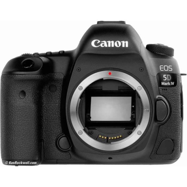 CANON 5D Mark IV-kamera - 30,4 megapixel sensor - 4K-videor - 3,2" LCD-pekskärm - WiFi - Svart