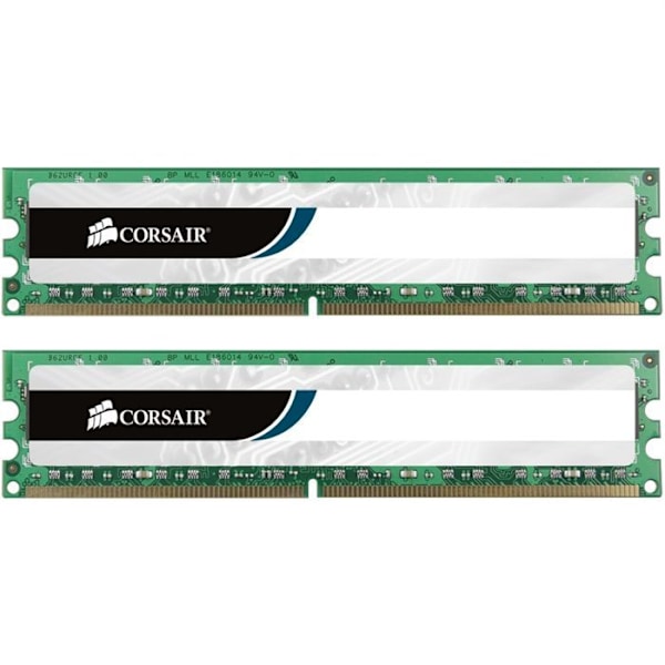 Corsair Value Select PC-hukommelse - 8GB (2 x 4GB) DDR3 1333MHz C9 (CMV8GX3M2A1333C9)